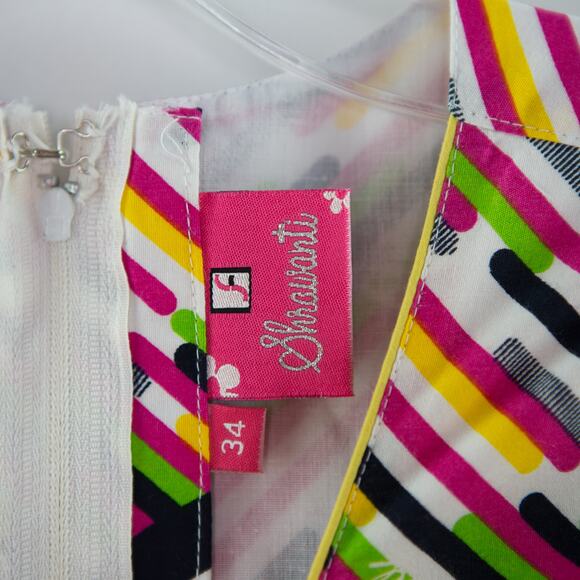 BARBIE Dress Girl's Size 10/12 Shrawanti Colorful Abstract Floral - Picture 6 of 10